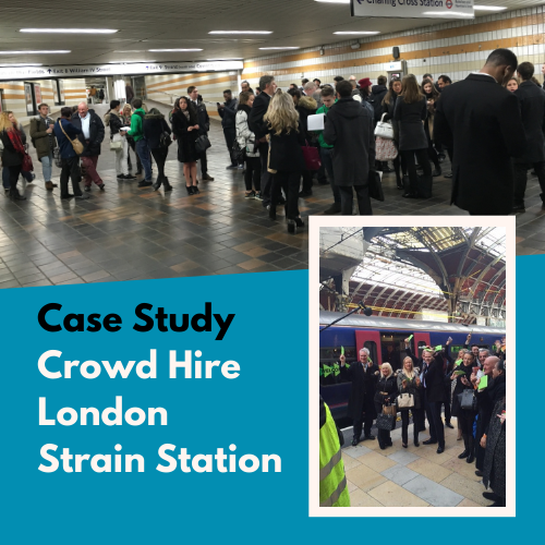 Case Study Crowd Hire London Strain Station