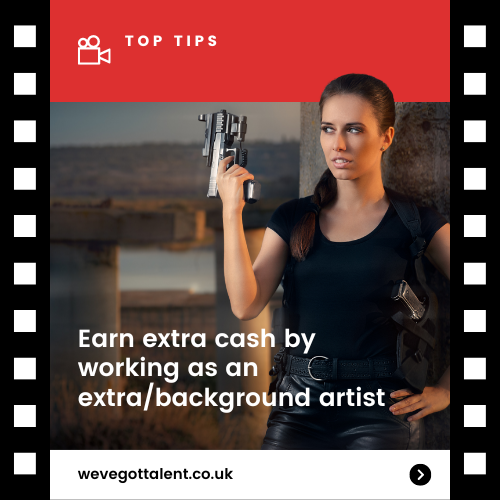 Earn extra cash by working as an extrabackground artist