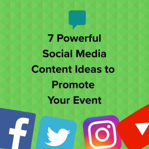 social media ideas to promote event
