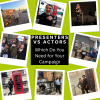 Presenters vs Actors. Which do you need